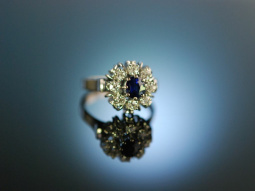 My Jewel! Traum Verlobungs Engagement Saphir Diamant Ring...