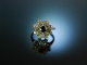 In love with you! Klassischer Saphir Diamant Verlobungs Engagement Ring Wei&szlig;gold 585