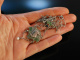 Um 1910! Jugendstil Plique  jour Collier im gyptischen Stil Silber 800 Fenster Email