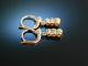 Exquisite sparkle! Pretty diamond earrings pink gold