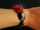 Stylish from Italy! Armband Sardegna Ast Koralle und polierter Onyx