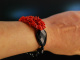 Stylish from Italy! Armband Sardegna Ast Koralle und facettierter Onyx