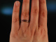 Finest Quality! Half Memory Ring White Gold 750 Rubies