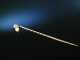 Um 1910! Edle Reversnadel Tie Pin Gold 585 Altschliff Diamant Orient Perle