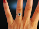 My Love! Daisy Verlobungs Engagement Ring Gold 750 Saphir Diamanten