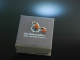 Very sweet! Granat Rosetten Ohrringe Gold 333 M&uuml;nchen um 1950