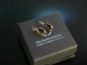 Very pretty! H&uuml;bsche Granat Ohrringe England um 1900 Gold 375