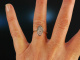 My Love! Charmanter Verlobungs Engagement Ring um 1910 Gold 585 Platin Diamanten