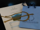 Vintage around 1960! Chic sixties necklace and bracelet silver 835 gold plated