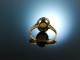 USA  um 1890! Feiner Opal Ring Gold 750 Diamanten