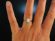 USA  um 1890! Feiner Opal Ring Gold 750 Diamanten