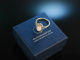 USA  um 1890! Feiner Opal Ring Gold 750 Diamanten