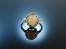 So Bright! Wundervoller Ring Wei&szlig; Gold 750 Pink...