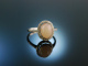 So Bright! Wundervoller Ring Wei&szlig; Gold 750 Pink Opal Brillanten