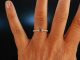 My Love! Zarter Verlobungs Engagement Ring Gold 750 Brillanten Topas