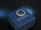My Love! Zarter Verlobungs Engagement Ring Gold 750 Brillanten Topas