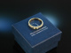 My Love! Zarter Verlobungs Engagement Ring Gold 750 Brillanten Topas