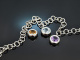 Pretty colours! Armband mit Topas Citrin Amethyst Wei&szlig; Gold 750