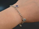 Pretty colours! Armband mit Topas Citrin Amethyst Wei&szlig; Gold 750