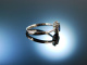 My Love! Klassischer Verlobungs Engagement Ring Gold 750 Saphir Brillanten