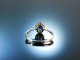 My Love! Klassischer Verlobungs Engagement Ring Gold 750 Saphir Brillanten