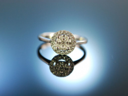 My Dearest! Edler Diamant Verlobungs Engagemant Ring Gold...
