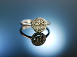 My Dearest! Edler Diamant Verlobungs Engagemant Ring Gold...