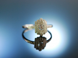 Very classy! Edler Diamant Verlobungs Engagement Ring Gold 750 Brillanten