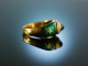 Faberg&eacute;! Edler Ring Gold 750 Saphir Brillanten Email in Original Schatulle