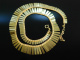 Cleopatra! Schicke Vintage Kette um 1960 Gelb Gold 333