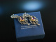 Violet to the costume! Pretty earclips silver 925 gold plated Amethyst cultured pearls