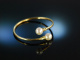 Smart Pearls! Schicke Armspange Silber 925 vergoldet S&uuml;&szlig;wasser Zuchtperlen Tropfen