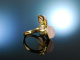 Soft Colours! Schicker Ring Silber 925 vergoldet Rosenquarz Cabochons