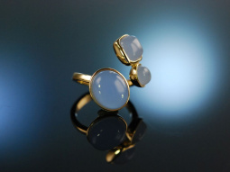 Soft Colours! Schicker Ring Silber 925 vergoldet...
