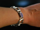Around 1965! Chic Vintage Bracelet Silver 925 Lapis Lazuli
