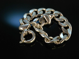 Um 1970! Schweres hochwertiges Panzer Armband Silber 925