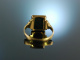 Um 1950! Sch&ouml;ner klassischer Wappen Siegel Ring Gold 333 Blutjaspis