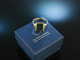 Um 1950! Sch&ouml;ner klassischer Wappen Siegel Ring Gold 333 Blutjaspis