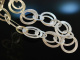 Icy Silver! Groe satinierte Kette Sterling Silber 925