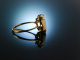 Australisches Feuer! Sch&ouml;ner Opal Ring Gold 750 Diamanten