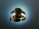 Um 1900! Damen Siegel Wappen Freundschafts Ring Gold 585