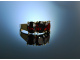 Vintage Ring Gold Granat um 1980