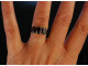 Vintage Ring Gold Granat um 1980