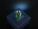 Um 1950! Großer Ring Grüne Jade Gold 333