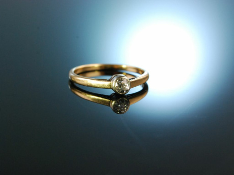 Vienna around 1900! Historical Engagement Engagement Diamond Ring Gold 585