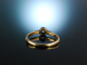 Wien um 1900! Historischer Verlobungs Engagement Diamant Ring Gold 585