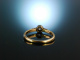 Vienna around 1900! Historical Engagement Engagement Diamond Ring Gold 585
