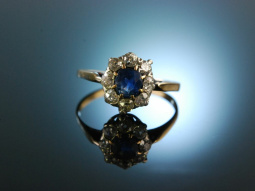 Graz um 1890! Antiker Verlobungs Engagement Ring Saphir...