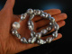 Big Pearls! Barocke silbergraue Zuchtperlen Kette Schlie&szlig;e Silber 925