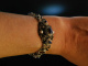 Siebenbrgen um 1880! Silber Filigran Armband Lapislazuli Saatperlen blaue Ziersteine